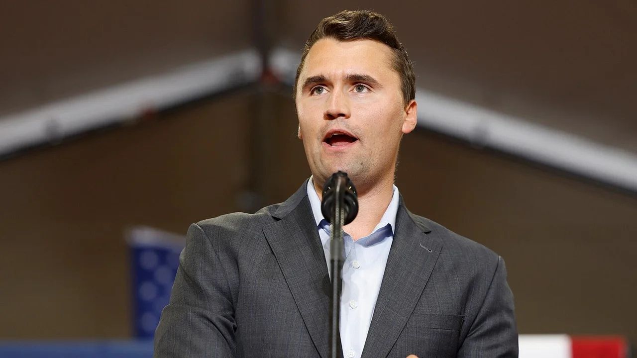 where was charlie kirk's wife when he was shot